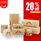 Custom made birch +plywood gift box wooden gift packaging box custom logo