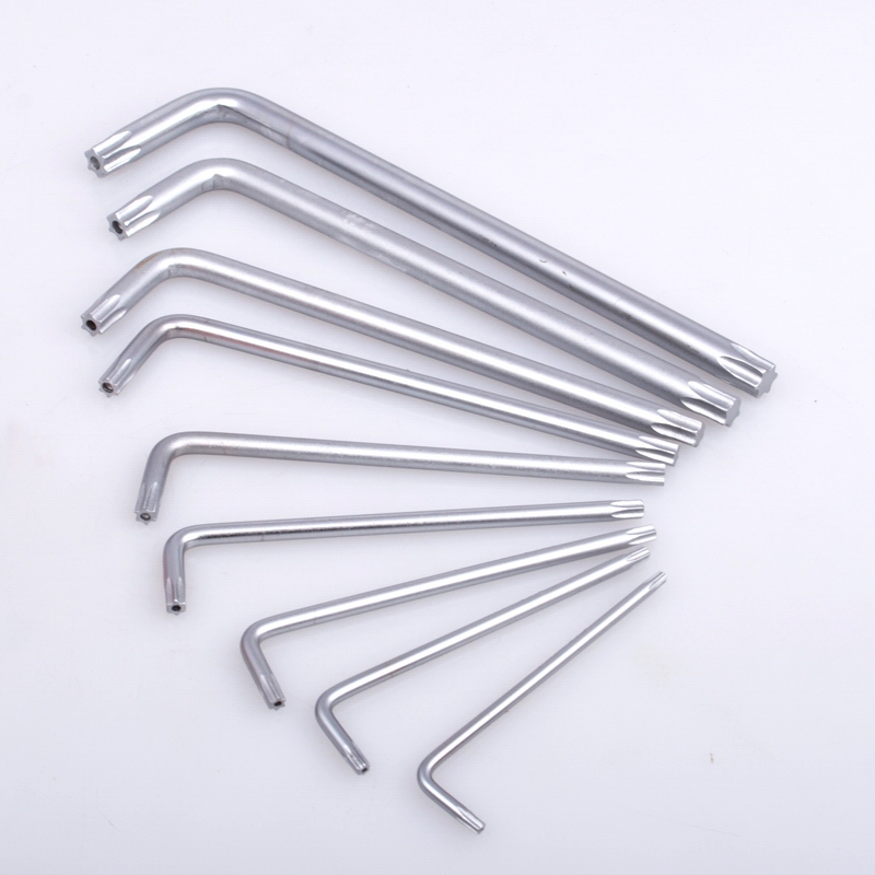 AK-0412 chrome steel torx titanium hex key wrench set
