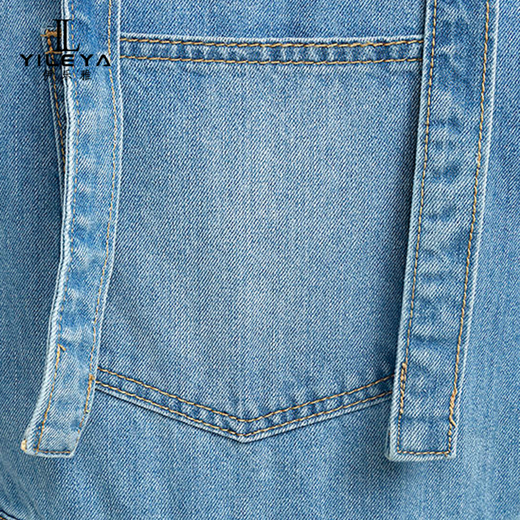 Factory New Design One Piece Trousers Jeans Denim Jumpsuit Women Suppliers From China