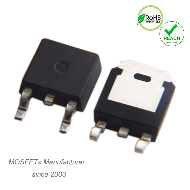 Chanzon AOD403 TO-252 P-Channel Power MOSFET Transistors – Pack Of 10pcs, 70A 30V SMD PMOS (DPAK)