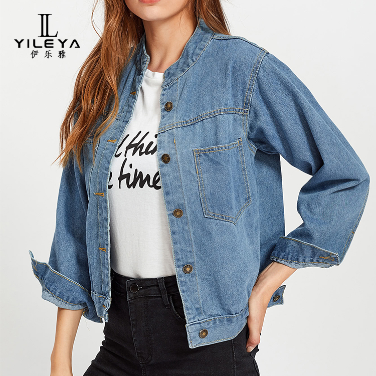 Different types of jeans coat design,women denim coats & jackets