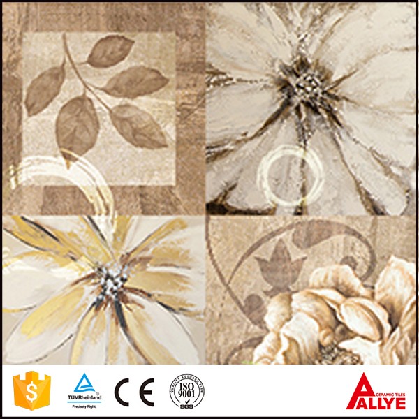 Flower design ceramic wall tile for dining room bangladesh tile price