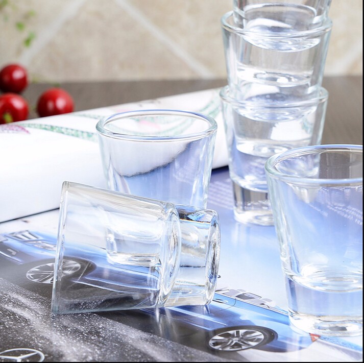 30ml mini wine glass shot glass food grade clear OEM shot glass cups