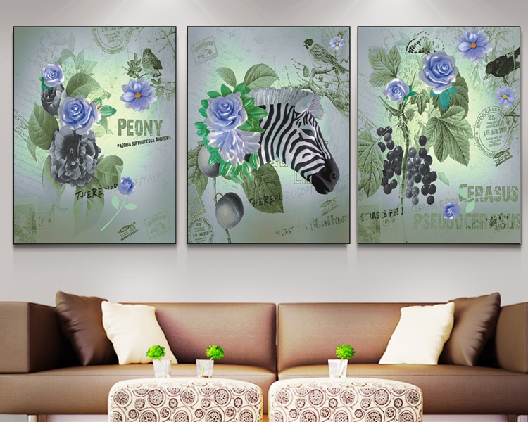 Wholesale Manufacturer Home Decor 3D Resin Wall Art Painting Animal Design