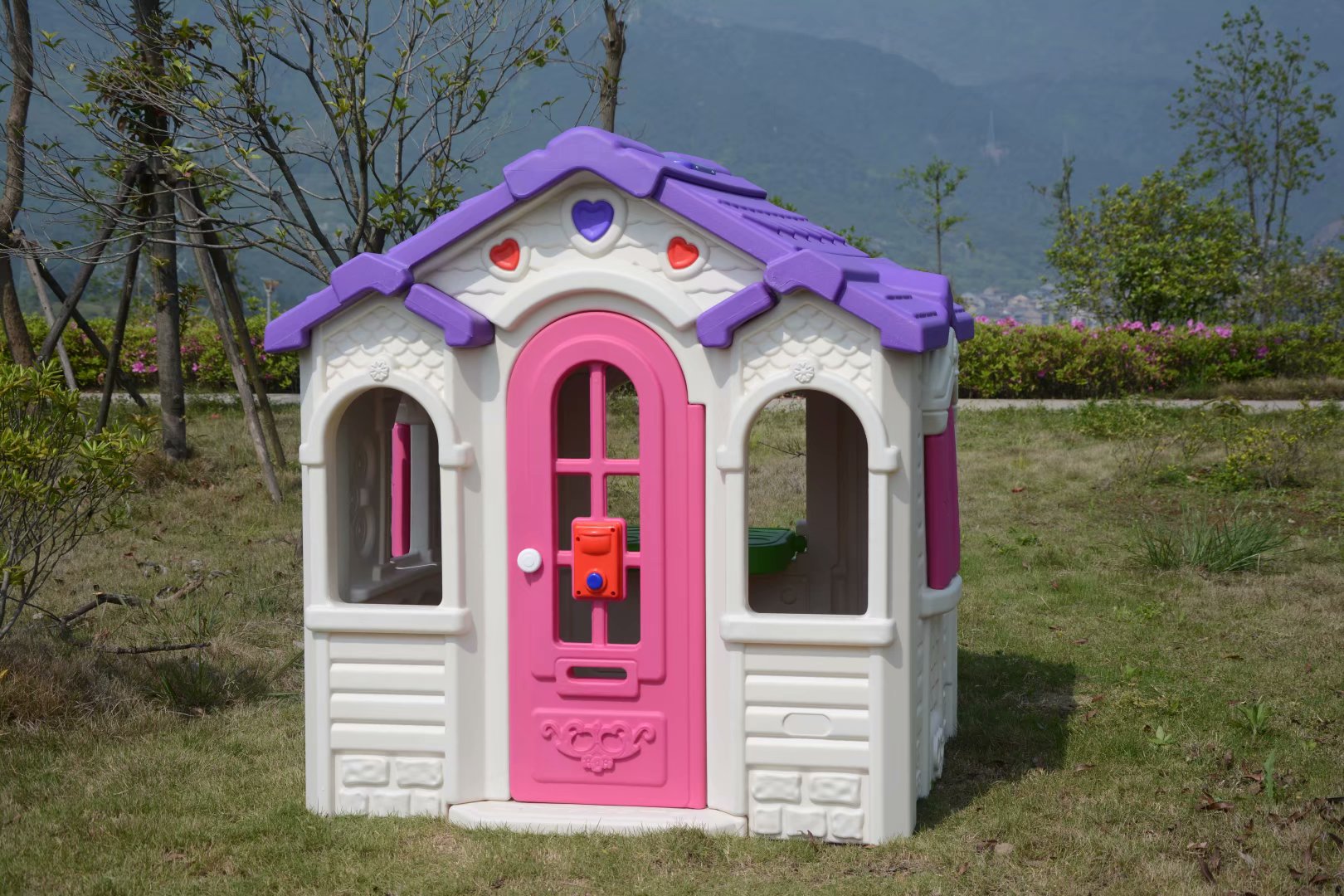 chocolate children  plastic playhouse for sale