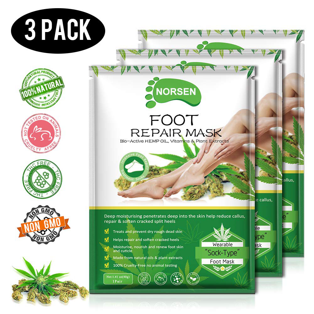 custom Lightening Firming Exfoliating Foot Repair Mask For Men and Women