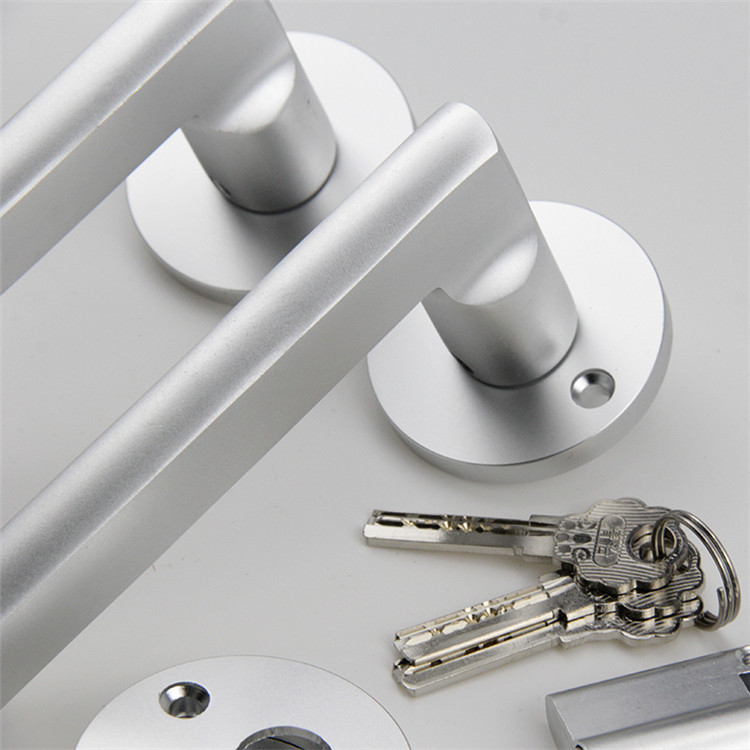 Simple design door handle lock door lock italy security door lock