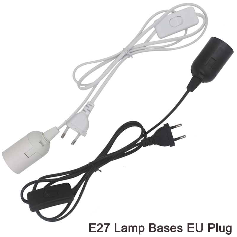 Cable de línea 303/304/317/301, cable de alimentación atenuador/interruptor de doble botón, Cable de enchufe europeo para bombilla LED/luminaria de escritorio de EE. UU.