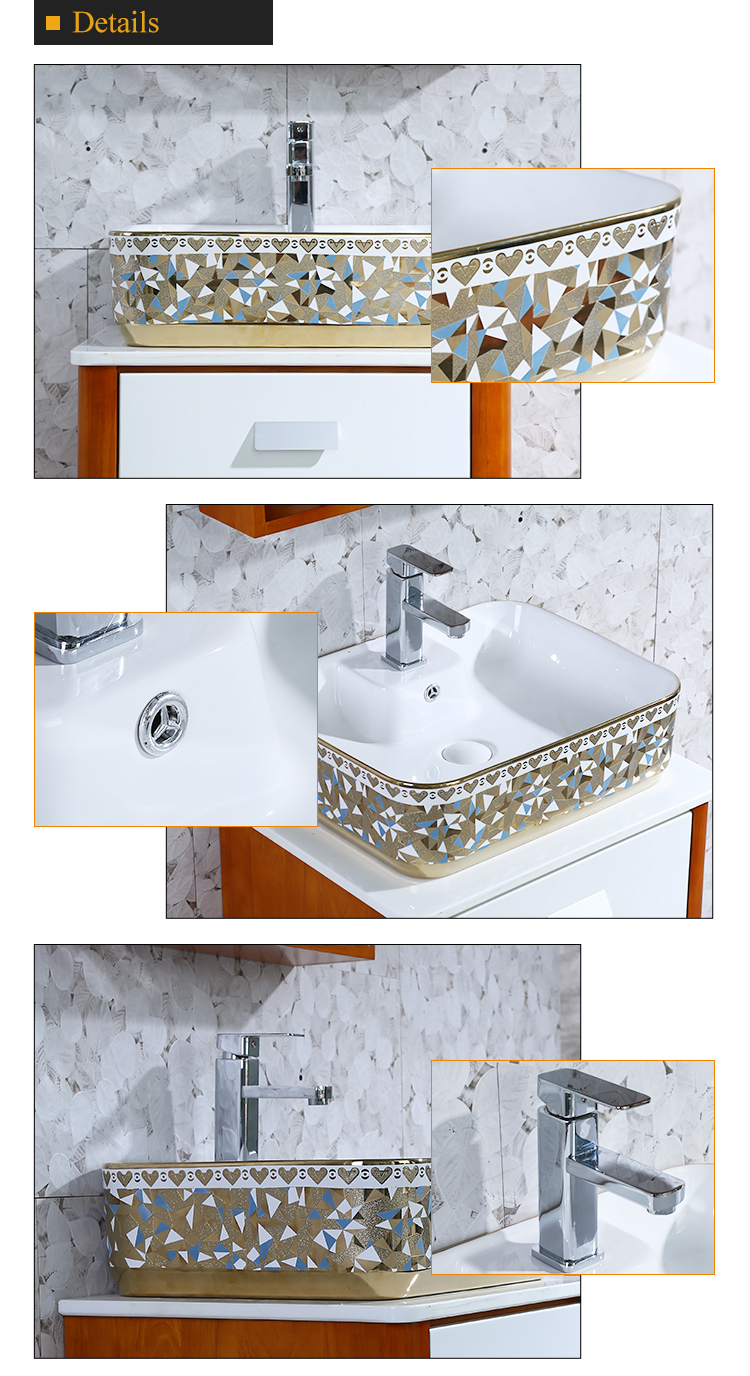 New selling single hole table wash basin artistic lavabo counter top washbasin