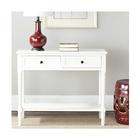 2016 antique console table white with mirror