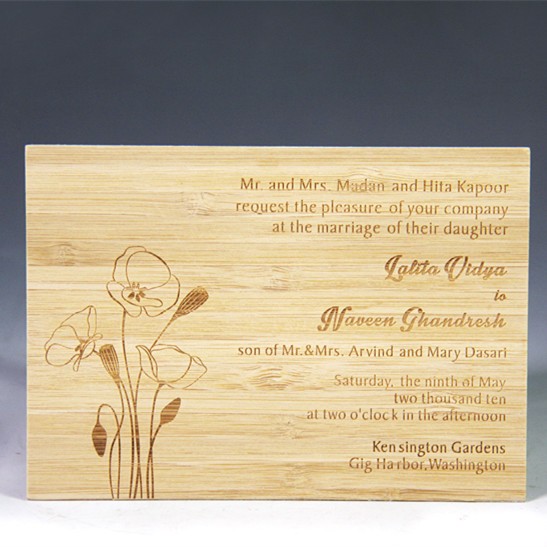 China Wood For Wedding Invitation China Wood For Wedding