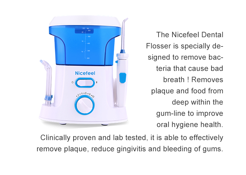 Fc168 Oral Care Smart Water Flosser 600ml Family Oral Hygiene Irrigator Cleaning Dental