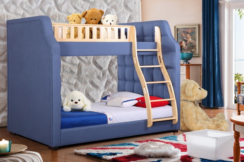 MDF wooden bunk bed kids wooden single children bunk bed for kids bed room furniture