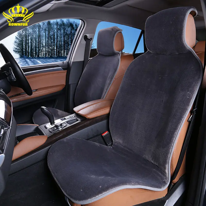 2020 Rownfur new arrival Wholesale faux nice sheepskin car universal seat cover in china suit 99% car