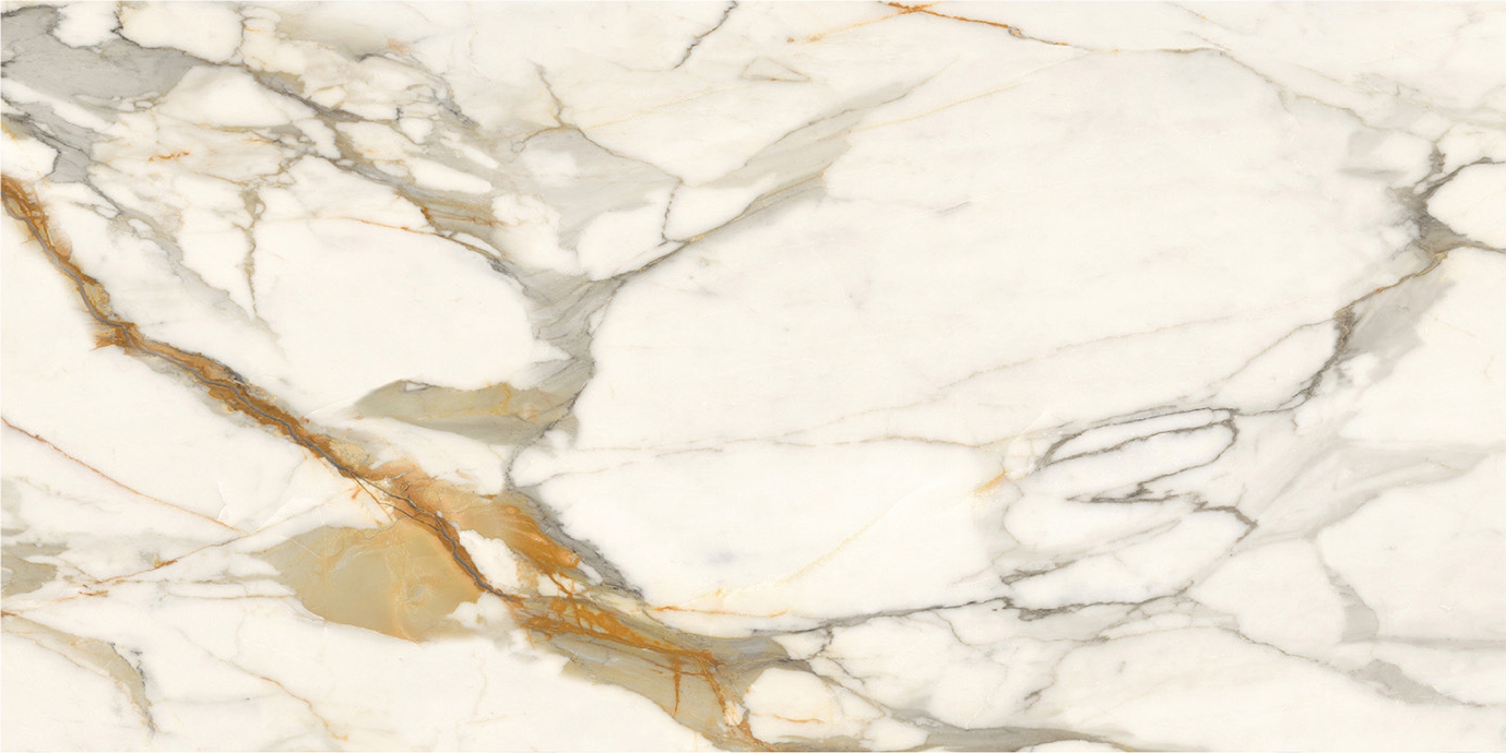 Big Size 1200x2400mm Mexican Design Porcelain Foshan Polished Glazed Floor Tile with Golden Vein