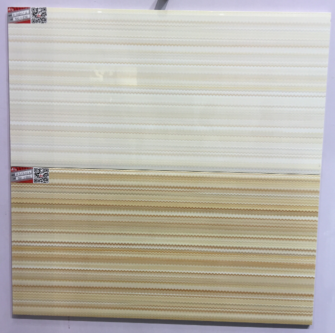 Beige Ceramic Wall Tiles Light Color and Dark Color for Bathroom Kitchen