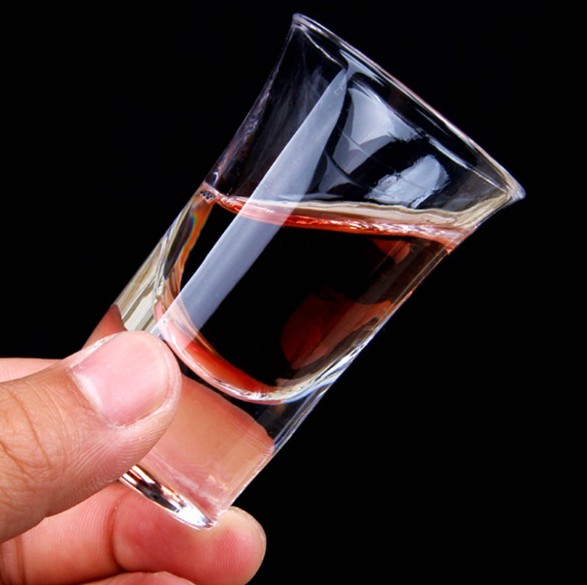 K-229-02W Clear drinking glass tumbler Whiskey glass shot glass
