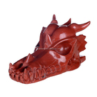 Factory wholesale 5" Natural Red Jasper crystal Dragon Skull/Head crystal healing carving