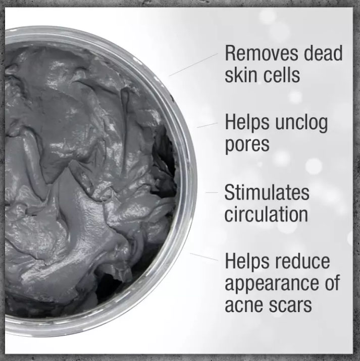 Hot Selling Face Care Anti Ance Shrink Pores Dead Sea Mud Face Mask