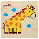 Hot Wooden Toys Children Kids Intelligence Educational Toys Cartoon Baby Toy Puzzle