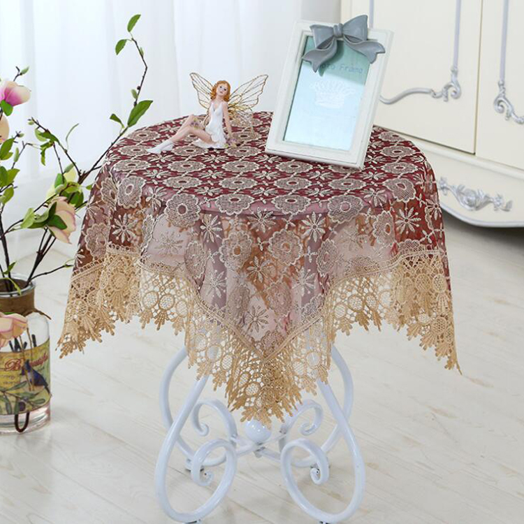 Wholesale handmade embroidery table cloth for dining room