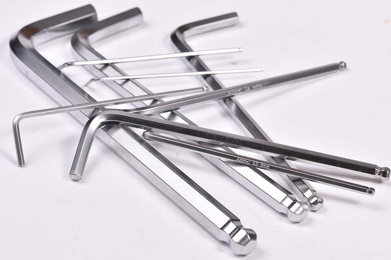 AK-7402 professional grade S2 steel hex key