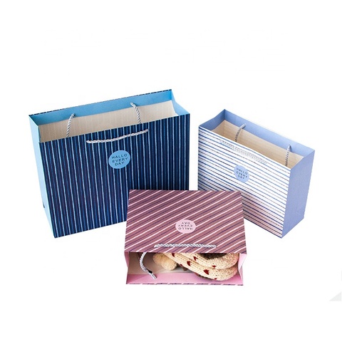 wholesale custom made cartoon design high quality gift paper bag