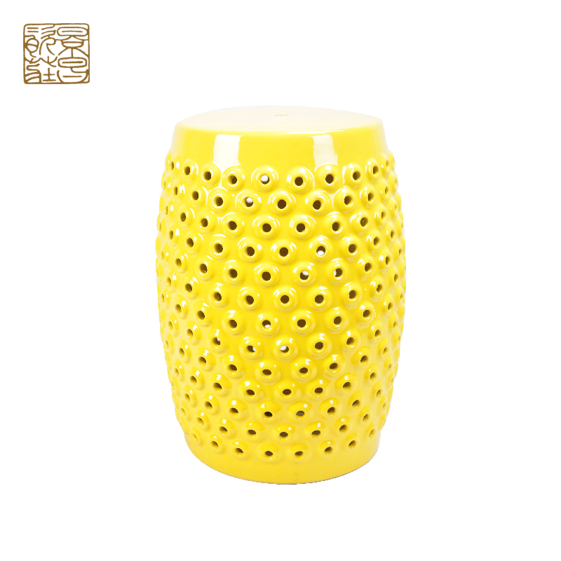 China elegant style home decorative antique drum ceramic garden stool