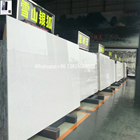 white marble stone Glass Nano white onyx slabs and tiles products