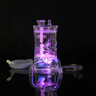 Submersible Glass round LED Hookah display Light For royal wedding decoration