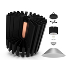 30w/50w/80w/100w/150w/200w/300w/500w extruded led heatsink for LED High Bay Light and LED Down Light