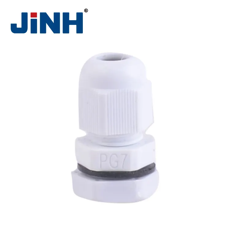 JiNH Nylon Plastic Stainless Steel Copper PG Cable Gland with CE