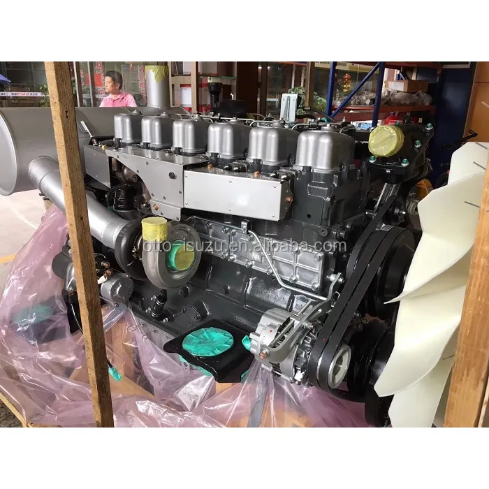 6D24T 6D34T Engine Assy New, 6 Cylinder Diesel Engine Japan 6D24 6D34