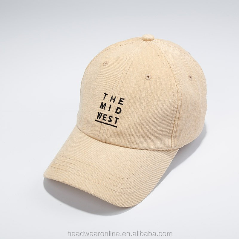 Customizable baseball custom embroidery logo men's durable washed baseball cap