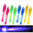 Promotional magic multipurpose invisible ink pen with uv light