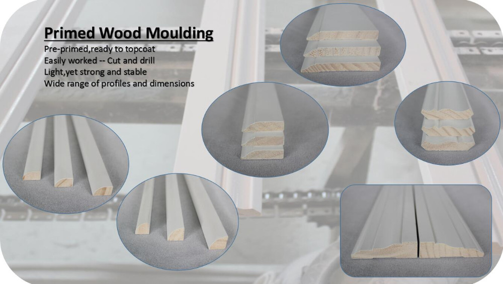 Building materials fj wood shoe molding wholesaler