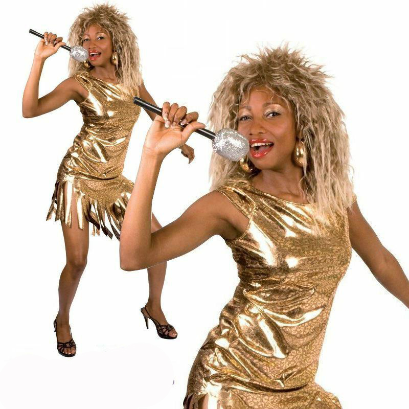 1980s Madonna Wild Child WIG Rock Curly 80s Party Fancy Dress Accessories