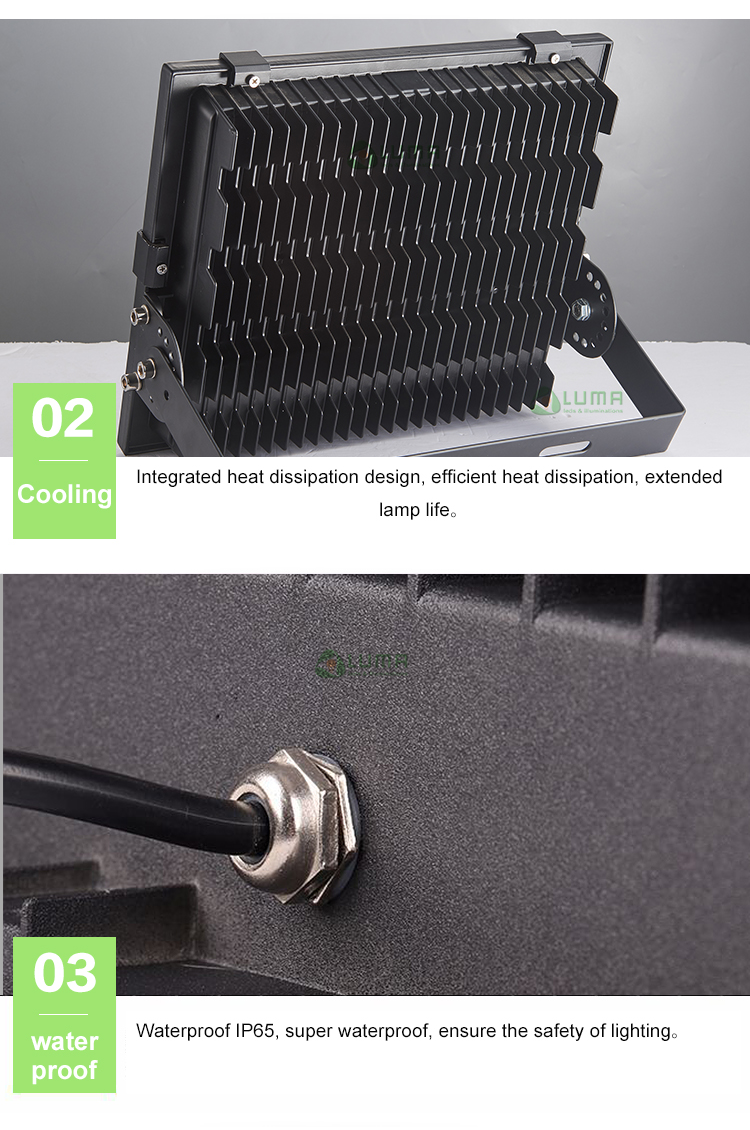 100W LED Flood Light 2018 New Model Aluminum Housing
