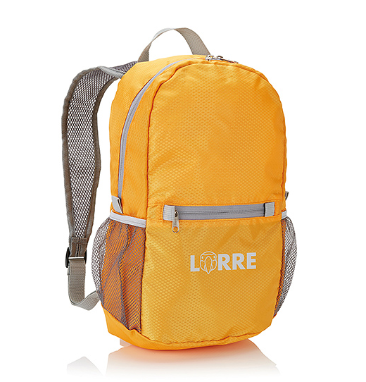 Sac à dos de randonnée pliable léger et imperméable promotionnel avec logos personnalisés