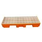 2 drum spill deck with hot galvanizing grating pallet