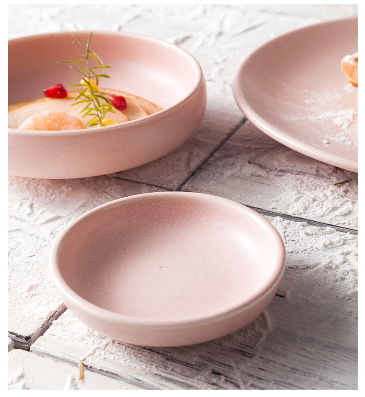 Soy Sauce Small Bowl Dishes 9cm Sacue Bowl Pink