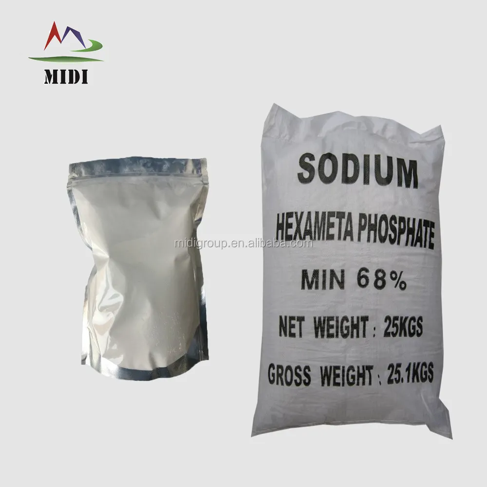 Metal Surface Treatment Sodium Hexa Meta Phosphate 68