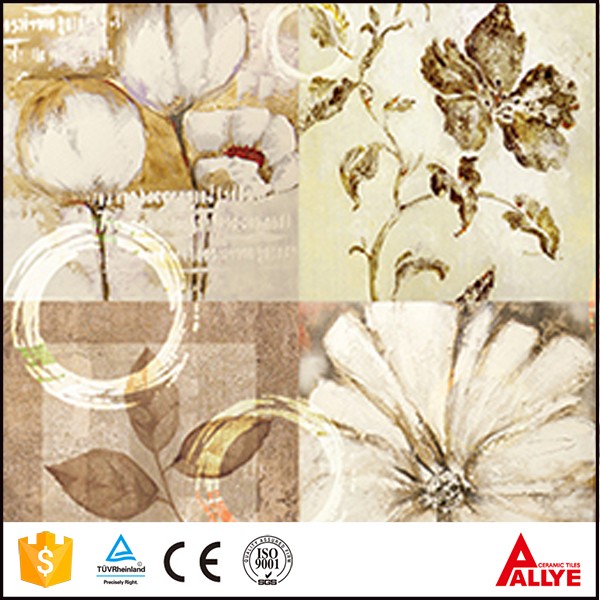 Flower design ceramic wall tile for dining room bangladesh tile price