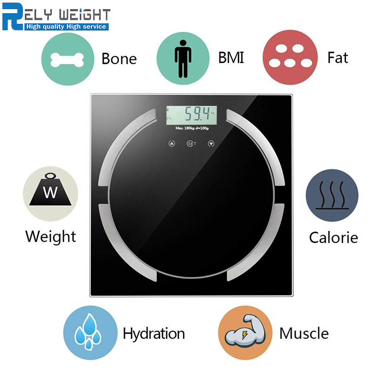 High Digital Weighing Scale High Accuracy Digital Bathroom Scale