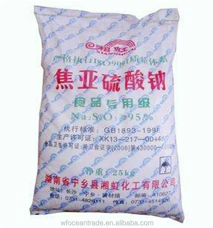 Quality certification Food Grade Sodium Metabisulfite with Factory Price