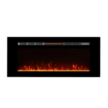 40 Full Recessed Wall Mounted Electric Fireplace 7 Colour Log