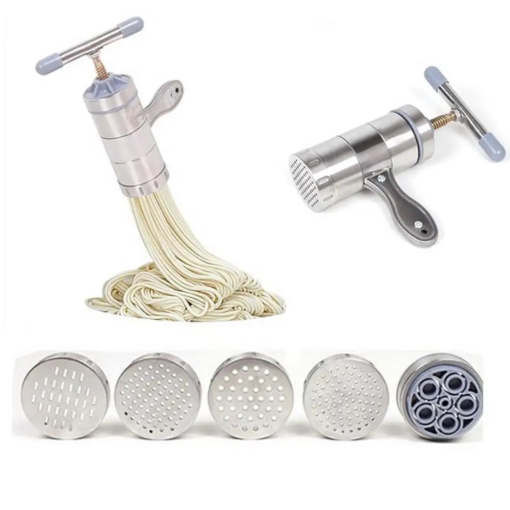 Pasta Tools Wholesale Home Hand Using Spaghetti Tools Stainless Steel Noodle Maker Manual Pasta Maker