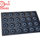 Industrial Aluminium Chrysanthemum 24 mulit-link cake mould non stick baking tray flower shaped pan muffin cake pan
