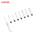 HANA professional interchangeable curling iron,8 in 1 Multifunction electric curling iron wand set