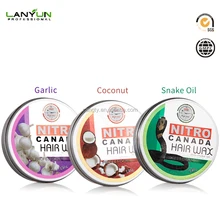 Oem Odm Snake Oil Garlic Coconut Nitro Canada Hair Wax With Clear